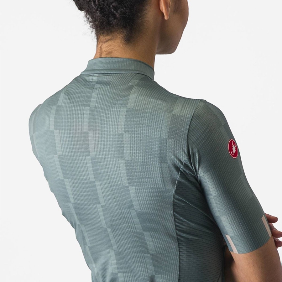 Turquoise Castelli DIMENSIONE Women Jersey | PHW265701