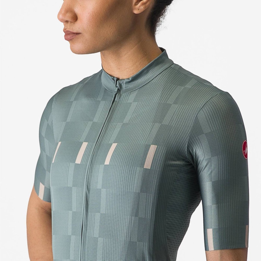 Turquoise Castelli DIMENSIONE Women Jersey | PHW265701