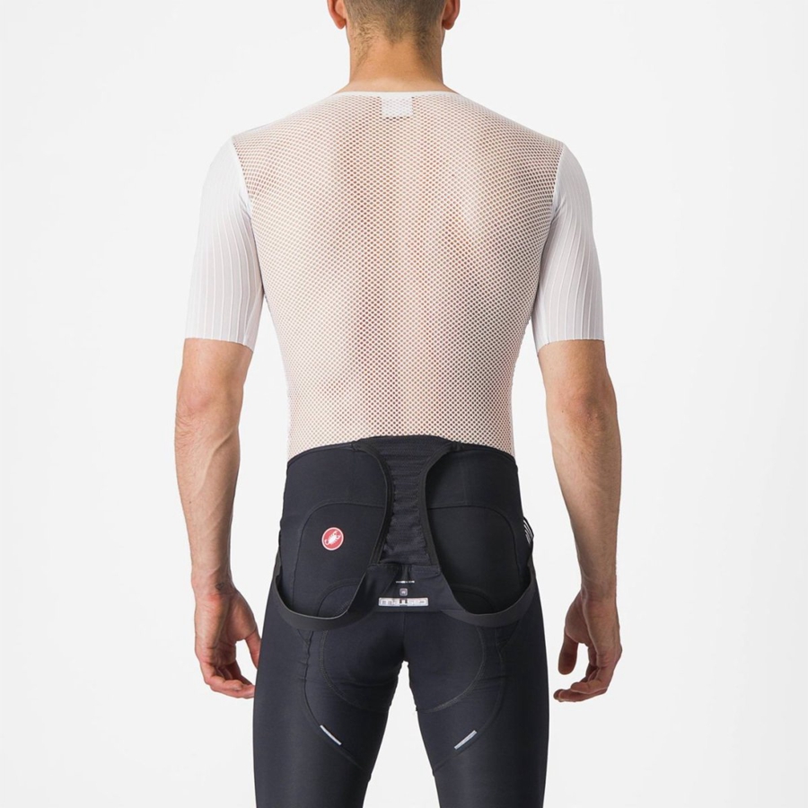 White Castelli BOLERO SS Men Base Layer | XUN082691