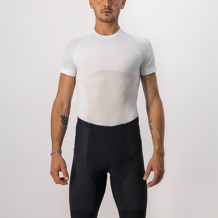 White Castelli CORE SEAMLESS SS Men Base Layer | TRY245167