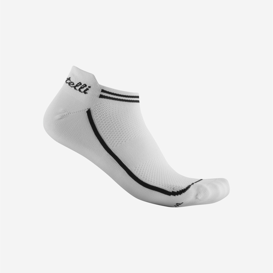 White Castelli INVISIBILE Women Socks | PKE913754