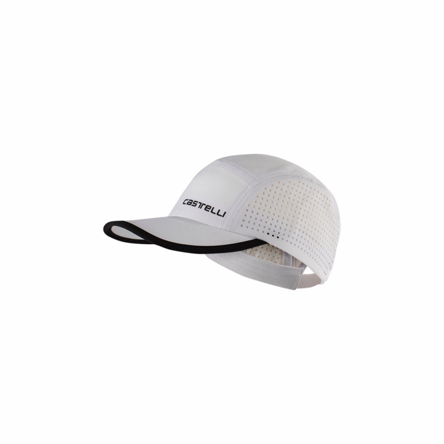 White Castelli LAST LEG Women Cap | DTN503764