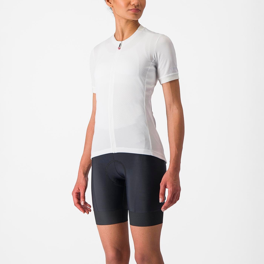 White Castelli LIBERA Women Jersey | DTJ761450