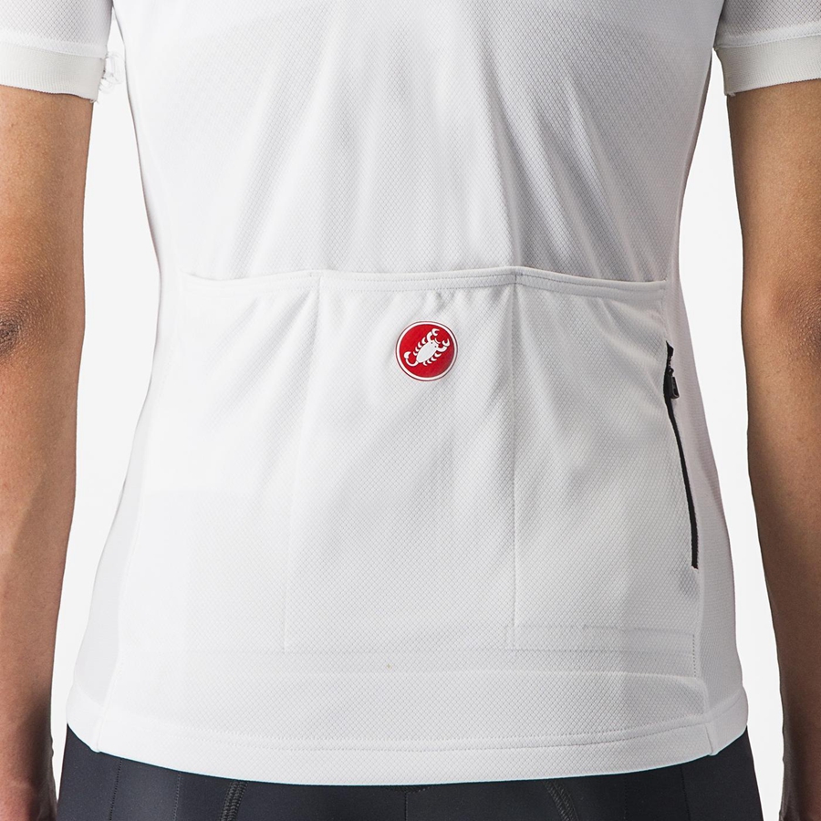 White Castelli LIBERA Women Jersey | DTJ761450