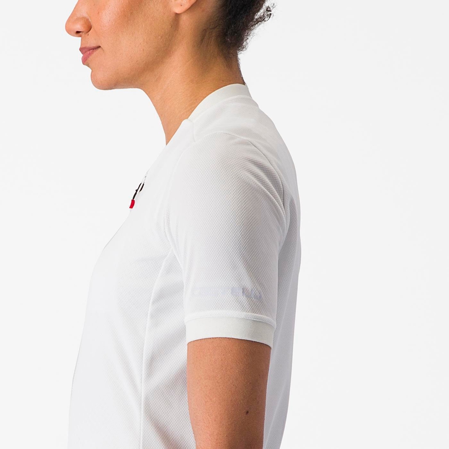 White Castelli LIBERA Women Jersey | DTJ761450