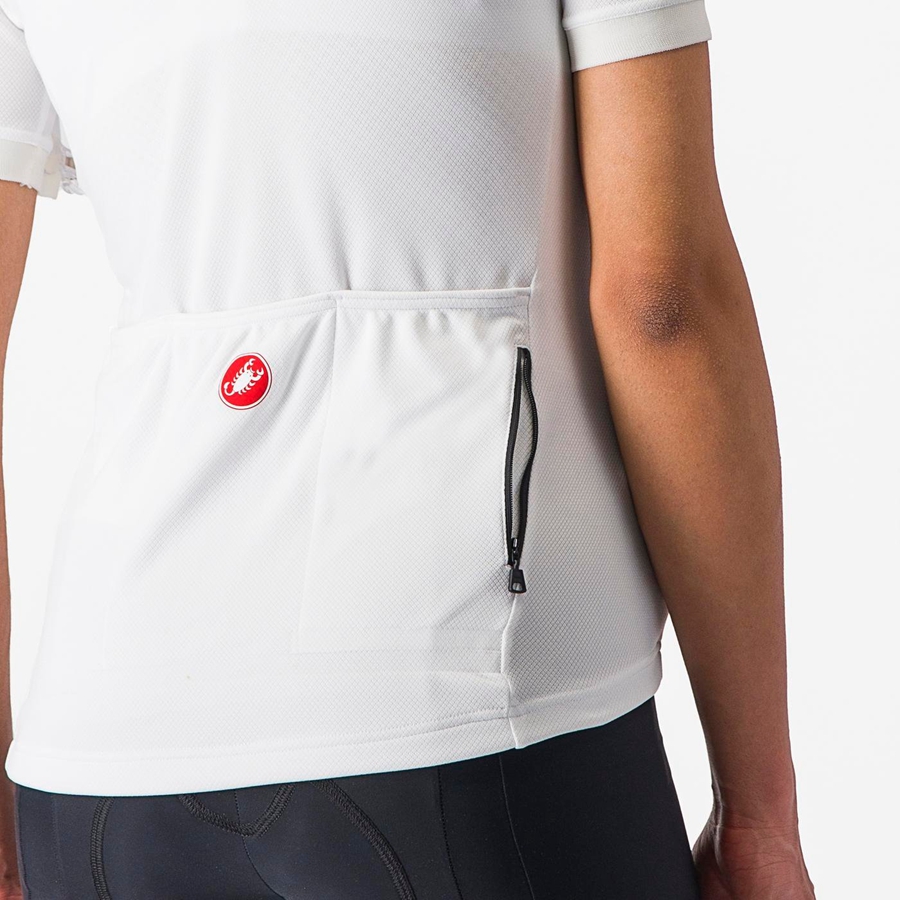 White Castelli LIBERA Women Jersey | DTJ761450