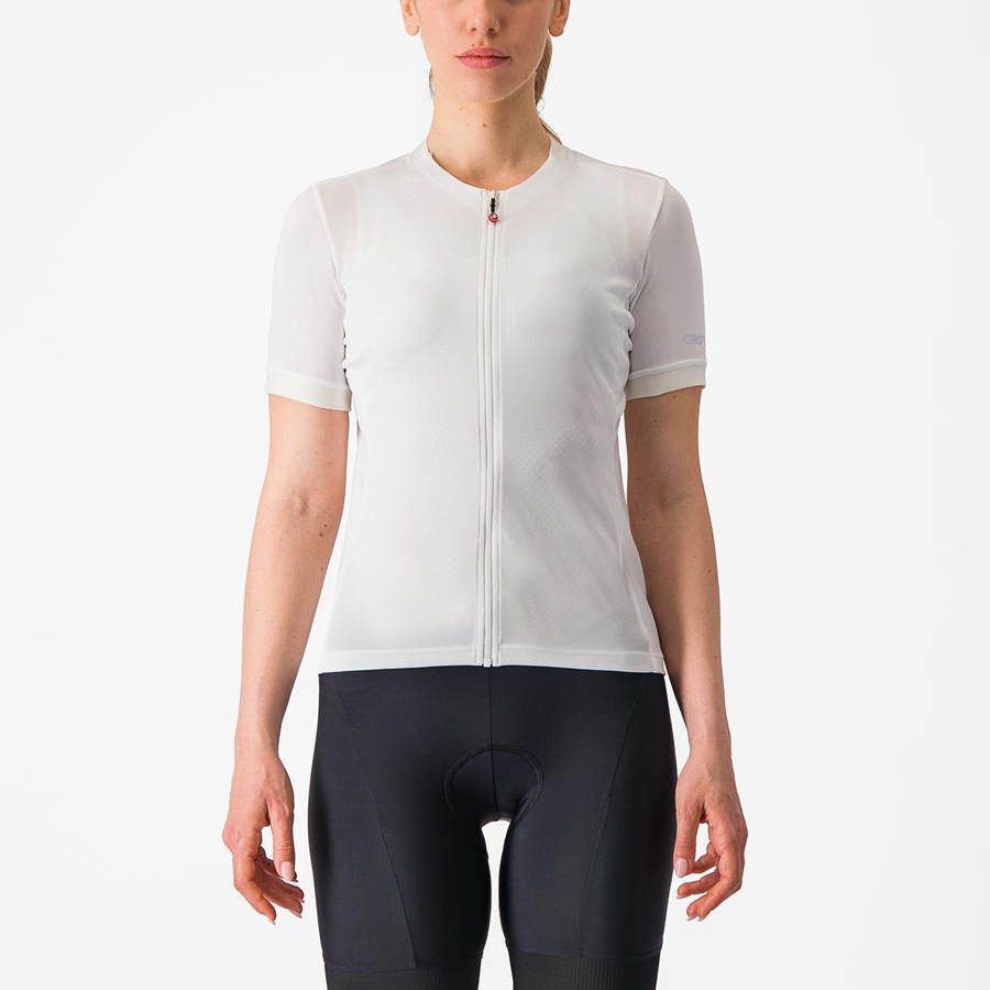 White Castelli LIBERA Women Jersey | DTJ761450