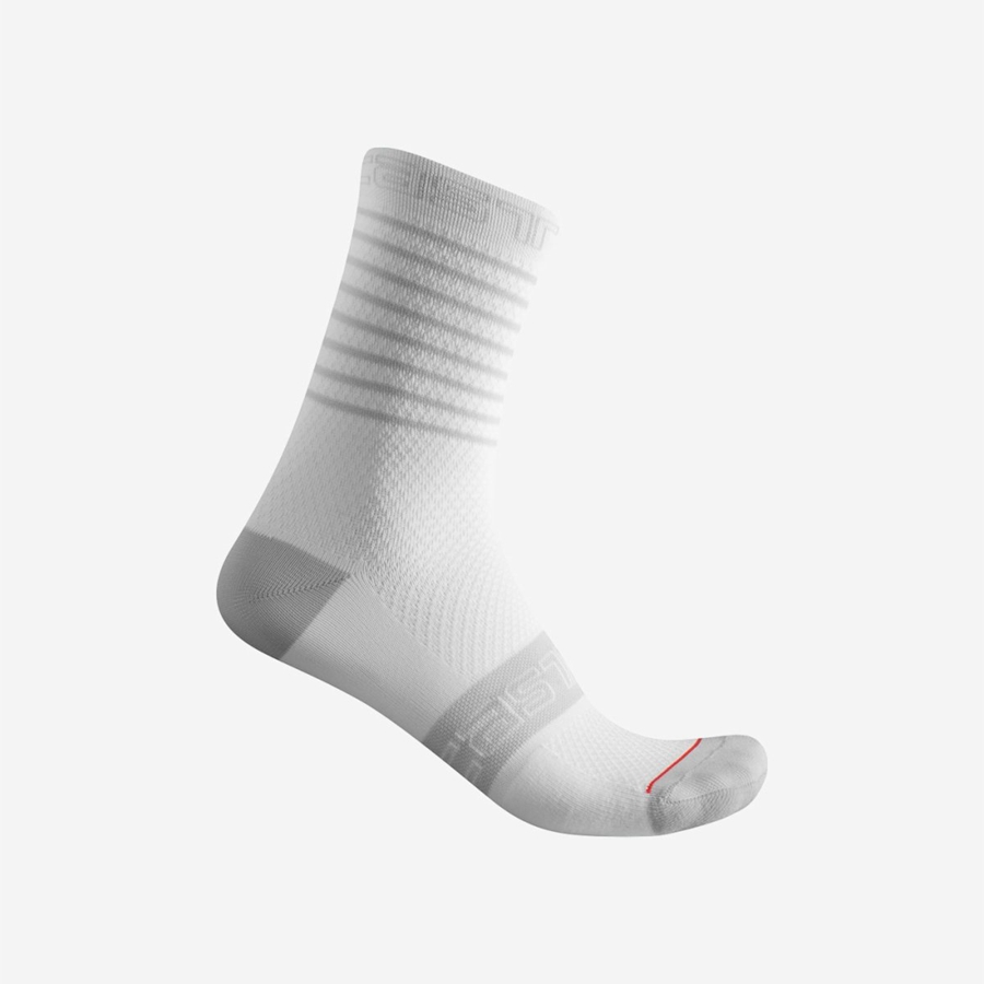 White Castelli SUPERLEGGERA W 12 Women Socks | FBX250863