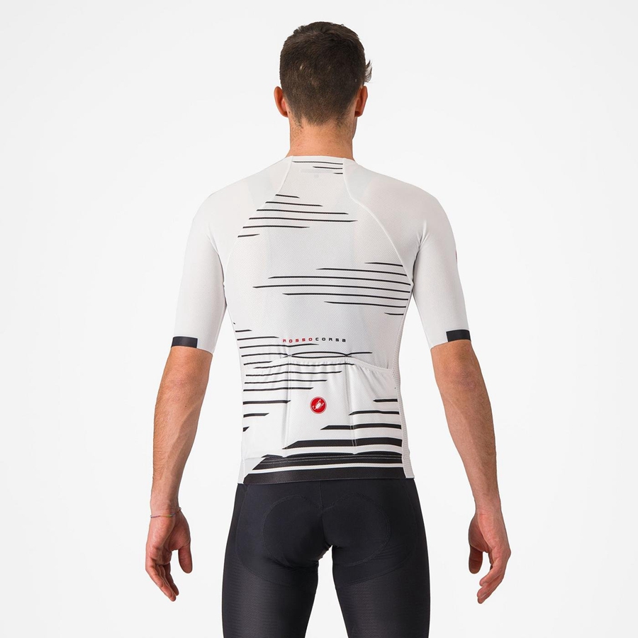 White / Black Castelli CLIMBER'S 4.0 Men Jersey | HZC578423