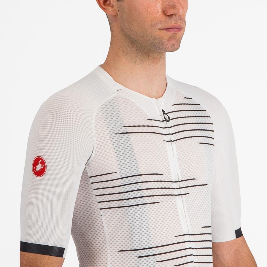 White / Black Castelli CLIMBER'S 4.0 Men Jersey | HZC578423