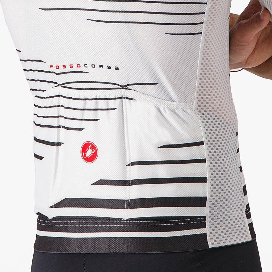 White / Black Castelli CLIMBER'S 4.0 Men Jersey | HZC578423