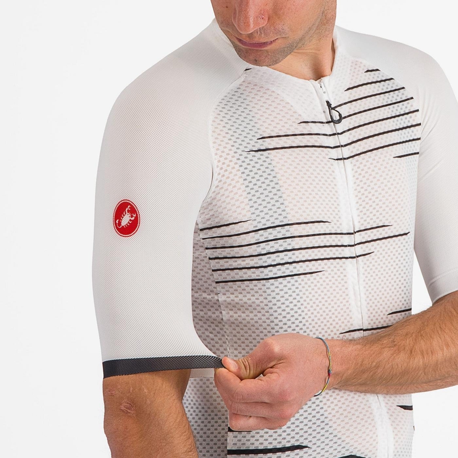 White / Black Castelli CLIMBER'S 4.0 Men Jersey | HZC578423