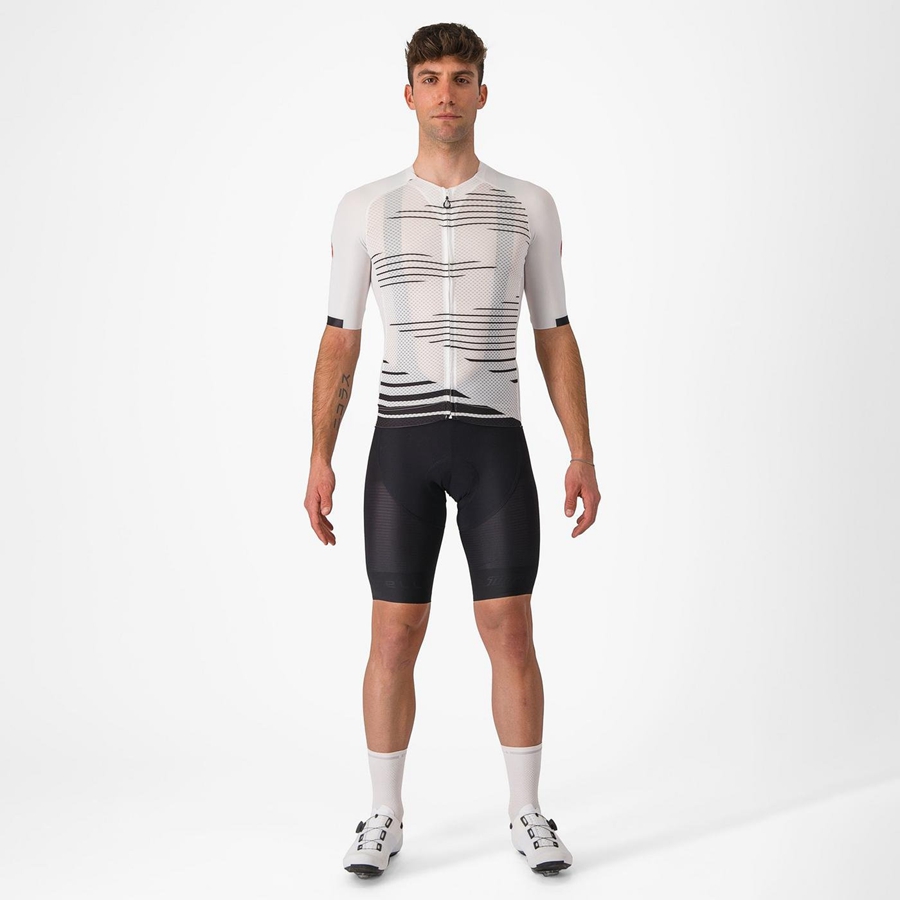 White / Black Castelli CLIMBER'S 4.0 Men Jersey | HZC578423