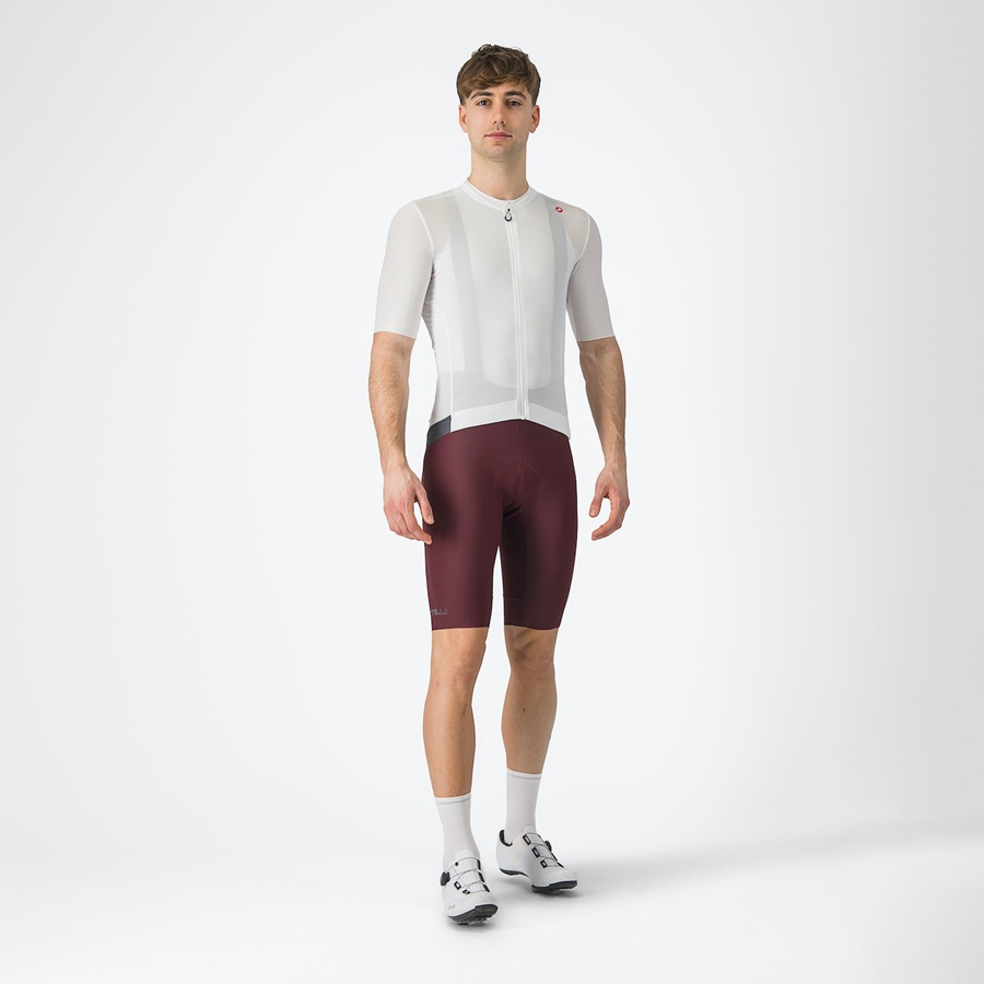 White / Dark Grey Castelli ESPRESSO Men Jersey | BPY534710