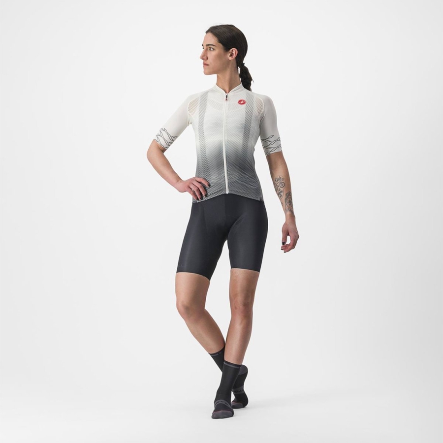 White / Olive Castelli CLIMBER'S 2.0 W Women Jersey | EXG682457