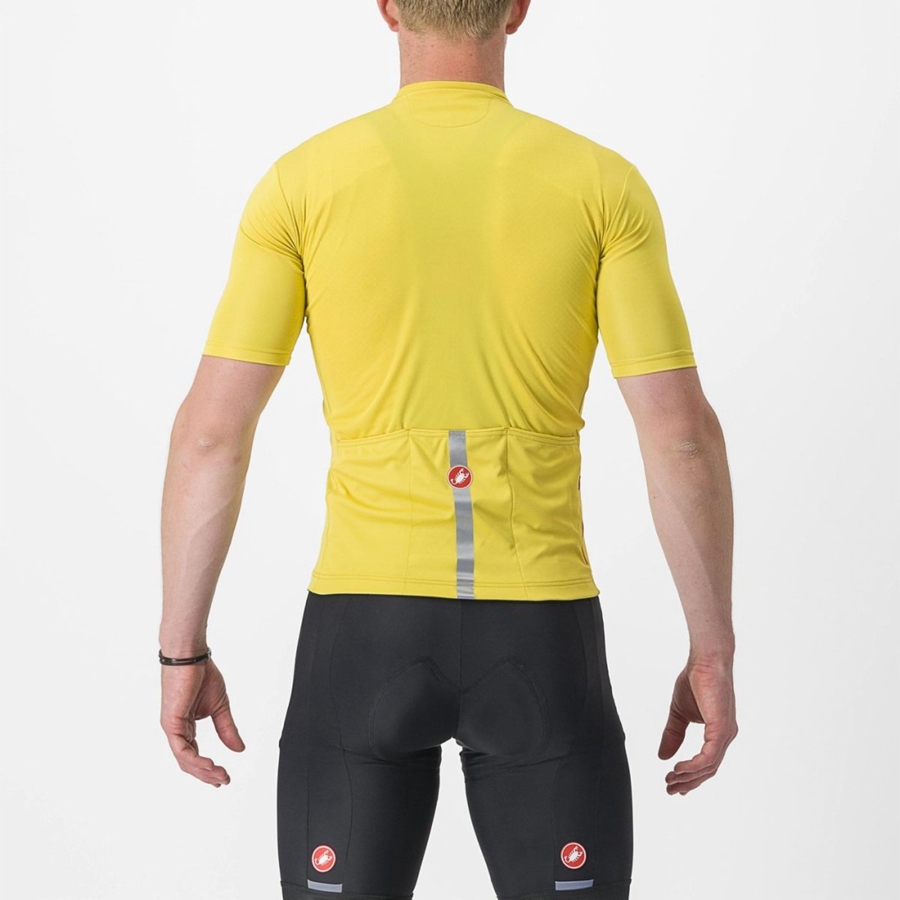 Yellow Castelli CLASSIFICA Men Jersey | XPU948723