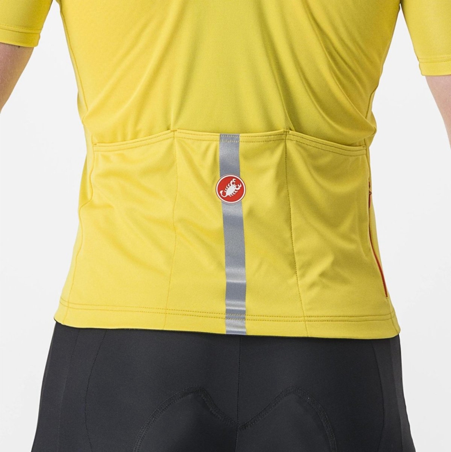 Yellow Castelli CLASSIFICA Men Jersey | XPU948723