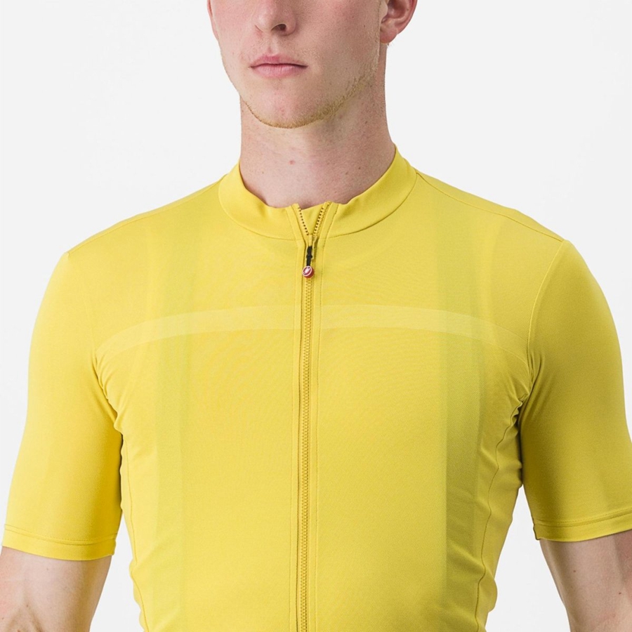 Yellow Castelli CLASSIFICA Men Jersey | XPU948723