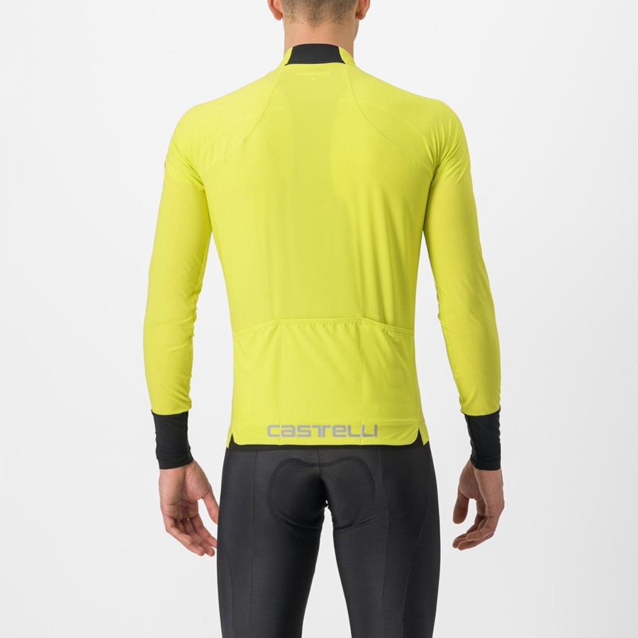 Yellow Castelli FLIGHT AIR Men Jersey | ICZ328017